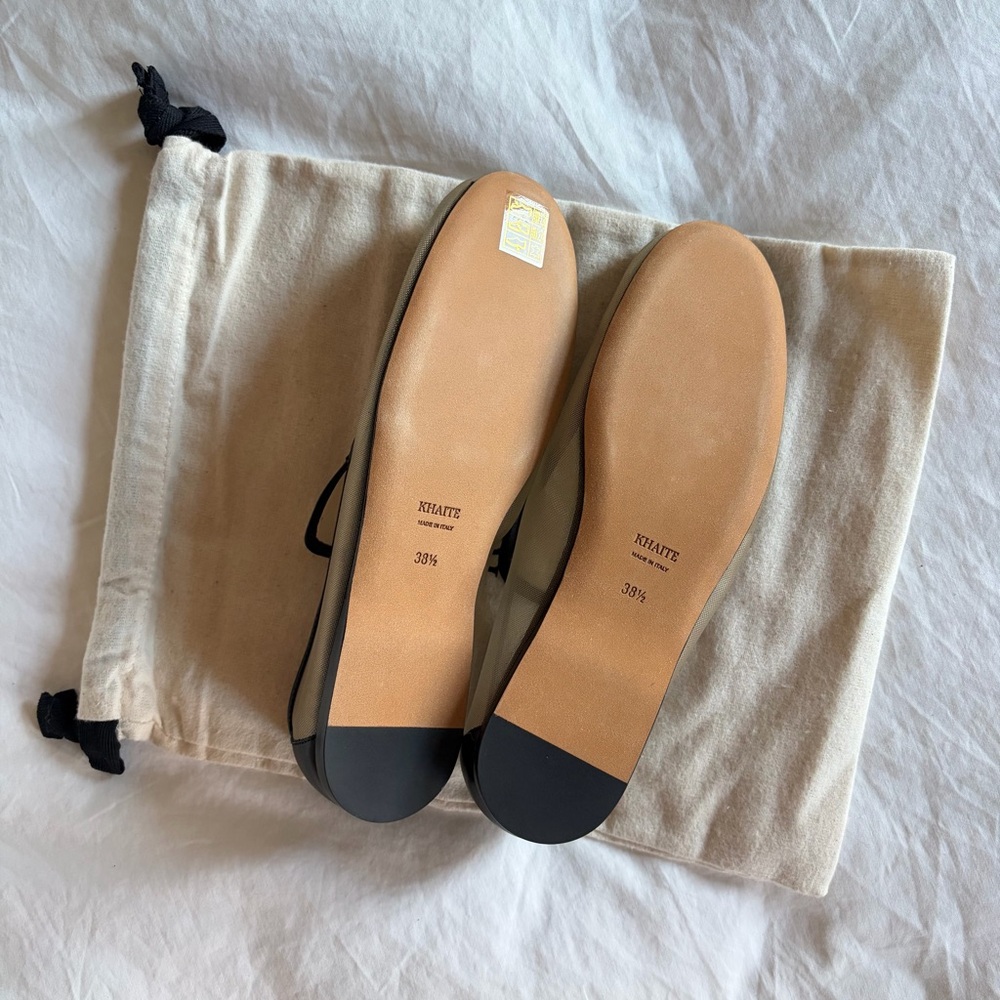 Khaite // NEW Alessia Mesh Leather Loafers - Picture 8 of 11